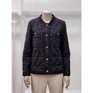 프렐린 세이브존02 블랙노카라넥얇은솜점퍼 RJK254121