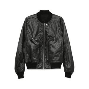 릭 오웬스 가죽 자켓 RU02E1749 PCT 09 BLACK