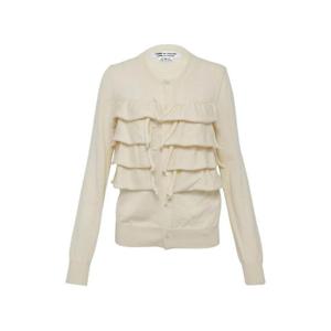 25 FW 꼼데가르송 러플 디테일 가디건 RPN50305121A TP444667233