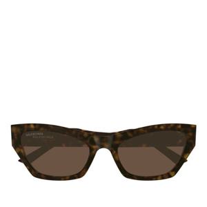 발렌시아가 렉탱귤러 볼드 템플 선글라스 BB0447S 002 HAVANA H