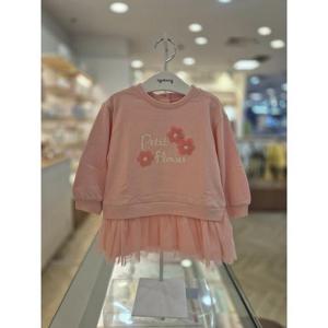 아가방 세이브존03 아가방 핑크 애플 샤 롱맨투맨티셔츠 A01Q531051GA