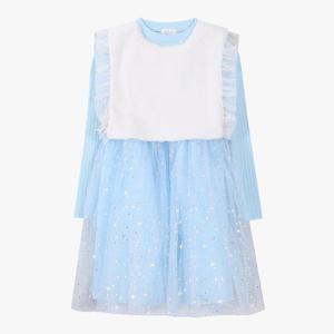 [로엠걸즈(아동)]겨울 블루샤 조끼 세트 원피스 RGOM25W5P