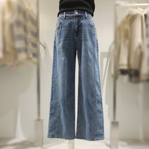 [비지트인뉴욕]기모 일자핏 데님 팬츠 VBBDP15