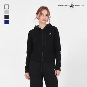 [폴로클럽][TAG가145,000원] 여성 시그니처 베이직 로고 기모 후드집업 JK901 _