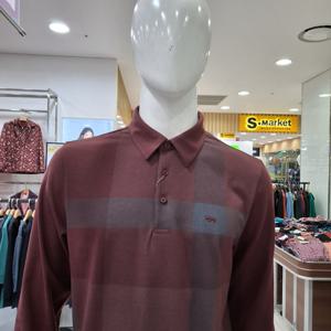 [피에이티]코트나 체크 프린트 카라티셔츠  1L75132-2US