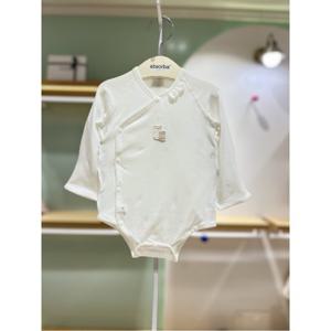 압소바HM (26년말띠아기)베어디 모달 배냇슈트(백아이보리) (A1A10106)