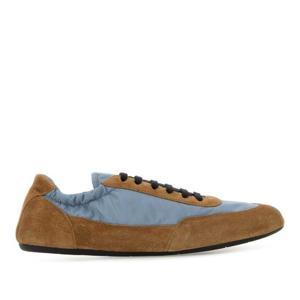 프라다 투톤 스웨이드 나일론 레이스업 스니커즈 1E959NF005LZ4