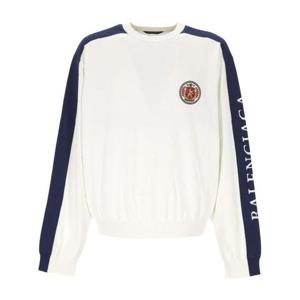 발렌시아가 긴팔 티셔츠 849509 T34208487 WHITE MULTICO