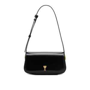 AMI Paris 하트 스터드 레더 숄더 백 E26ULL719AL0139