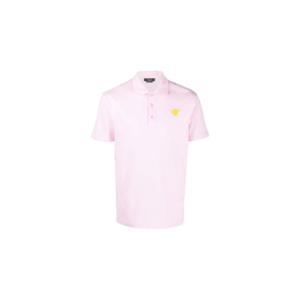 베르사체 베르사체 로고 패치 폴로 셔츠 A87427A237141