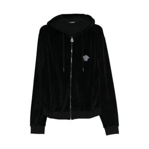 베르사체 셔닐 자수 후드 집업 10228321A16457