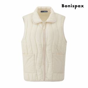 [보니스팍스] 웨이브 퀼팅 라운딩 패딩 베스트 (XPCVT010M0)