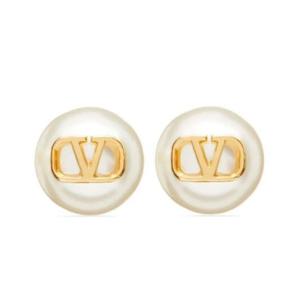 발렌티노 귀걸이 V 로고 펄 7W0J0E35 UXM 0O3