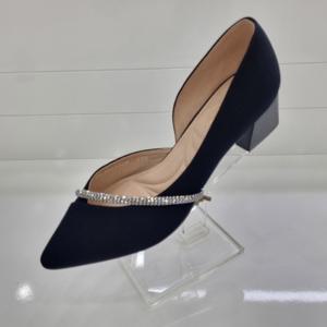 [탠디]미셸by탠디 여성 4cm 브이라인 줄큐빅 정장구두 A_123029B