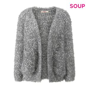 SOUP  부클레 퍼 오픈 가디건 (S5CGD08)