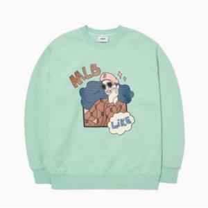 MLB긴팔티 GQC 3AMTL0224-43MTL LIKE 카툰 오버핏 맨투맨