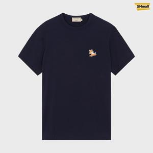 SMmall 메종키츠네 칠렉스 폭스 패치 반팔티 GU00154KJ0010 NAVY