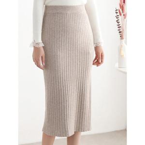 [모리스커밍홈]골지 H라인 미디 스커트_M2210SK084C