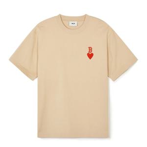 MLB 하트 스몰로고 오버핏 반팔 티셔츠 OO 3ATSH0143 43BGL