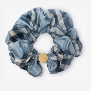 버버리 체크 실크 스크런치 8119729