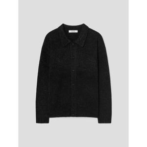 (45615ACM25) [에잇세컨즈] 소프트 터치 칼라넥 카디건  블랙