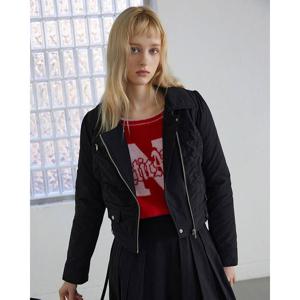 [에고이스트]페미닌 실루엣 라이더형 패딩점퍼 ER4PZ161