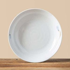 이천도자기 청꽃고백자 수육접시 소 18.5cm 그릇 식기 대접시 플레이팅