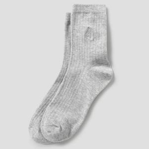 [빈폴] 남성 솔리드 중목 양말 - 그레이 BE61KTM113 026