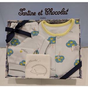 쇼콜라 트리내의손수건1매세트 (TNPRXS579Q)남아봄실내복출산백일돌두돌선물