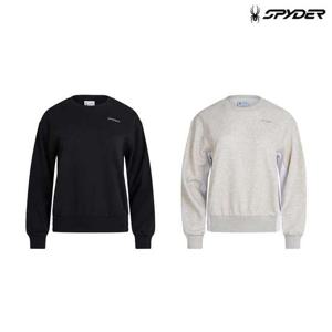 [스파이더] 여성 우븐 믹스 맨투맨 티셔츠 SPLPCNRL353W