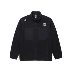 데상트 공용 USAT 폴라텍 마이크로 플리스 자켓 BQ123IKT11-BLK0