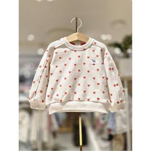 블루독베이비 10 26SS 신상(RD) 하트 이지핏 스웻셔츠 (4611433403)