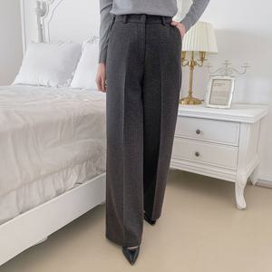 [모리스커밍홈] [55-77]텐셀 심플 와이드 슬랙스_M2512PT118D