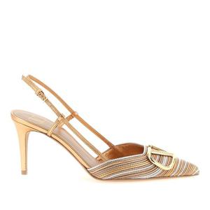 발렌티노 V로고 코넬리 자수 슬링백 W2S0R01MNS BW5