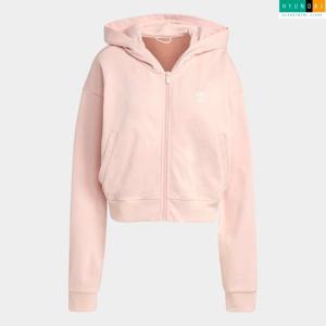 아디다스 현대백화점 [Women] 에센셜 프렌치 테리 크롭 지퍼 후디 KE3217 인기후디