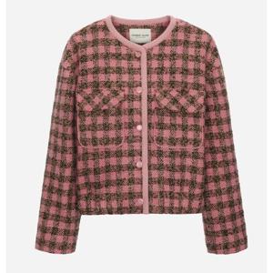 [써스데이아일랜드]트위드 체크 브루종 자켓 T256MJK901W