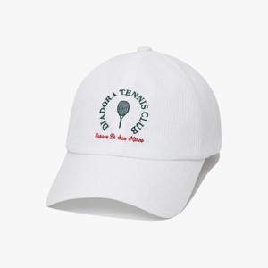 디아도라모자 AQS D5143LCP57IVS 시어서커 테니스 볼캡 IVORY