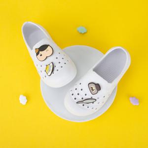 엉덩이탐정 실내화(화이트)/유아동 어린이집 유치원 초등 학생 학교