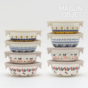 [GS단독]프라카 도자기 냉동밥보관용기 8P (350ml4P + 450ml4P)