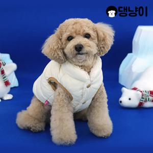 [댕냥이] 강아지 겨울 외출복 노스폴 후리스 패딩 조끼