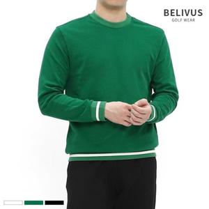빌리버스 골프웨어 남성 맨투맨 긴팔 티셔츠 BADT006