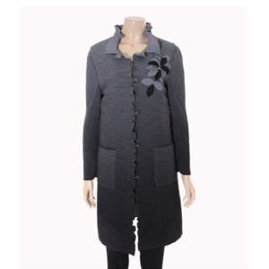 [모라도]그라데이션주름자수재킷MKF5CT410