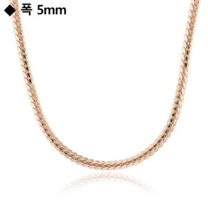 로이드 볼륨스네이크 14k 목걸이 (5.5mm) LNC22012G