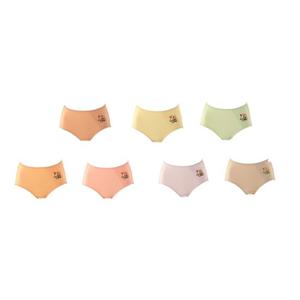 비너스[7칼라요일면팬티] 배꼽까지 올라오는 꽃 자수 순면 엄마팬티 VPT6936