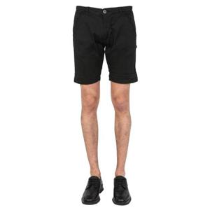 알파인더스트리 남성 블랙 로고 카고 쇼츠 176204_03