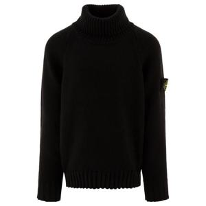 스톤아일랜드 주니어 남아 블랙 Compass 긴팔 스웨터 8116504A2V0029