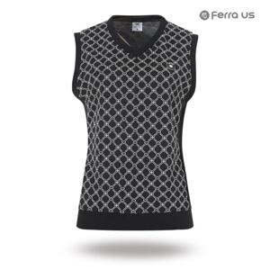 페라어스 여성 크로스 브이넥 패턴 조끼 AVS4MI6058