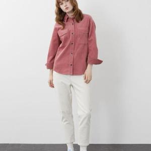 올리비아로렌 H 코듀로이 셔츠 VVBNL3W9161