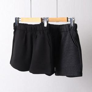 빅사이즈쇼츠팬츠 7891L411 촉감굳기모면밴딩반바지 WX