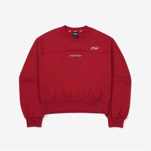 [FILA] 자수 면혼방스트레치 컷아웃 맨투맨 (FS2POF3154F_PRD)